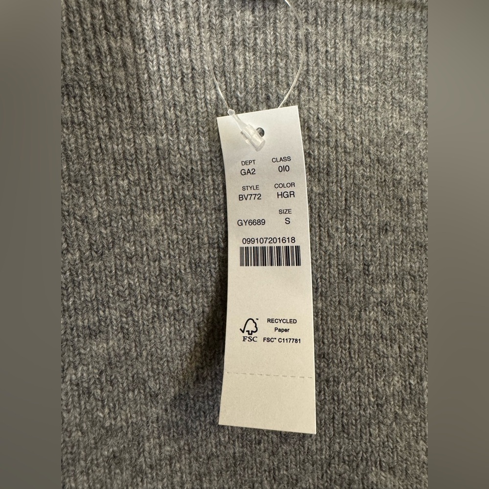 NWT J. Crew Gray Cocoon sweater blazer - Picture 4 of 7